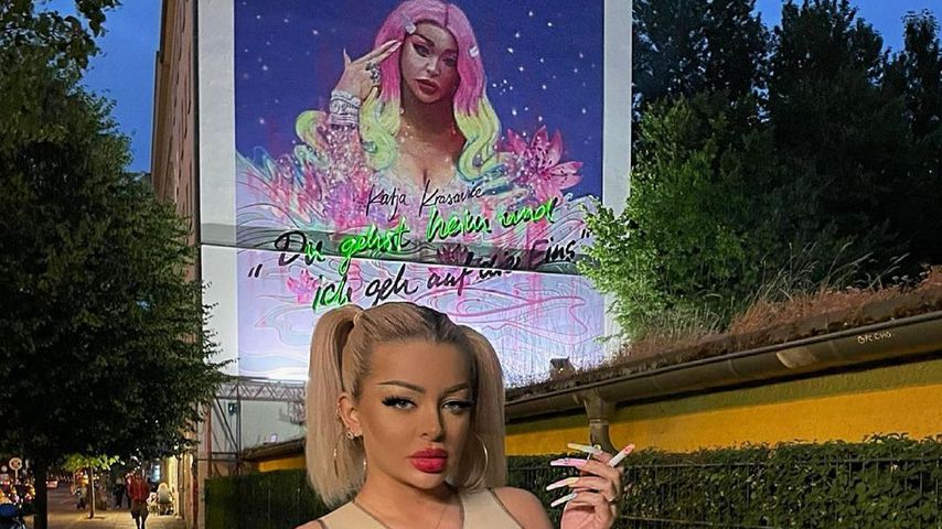 Rapperin Katja Krasavice in Berlin