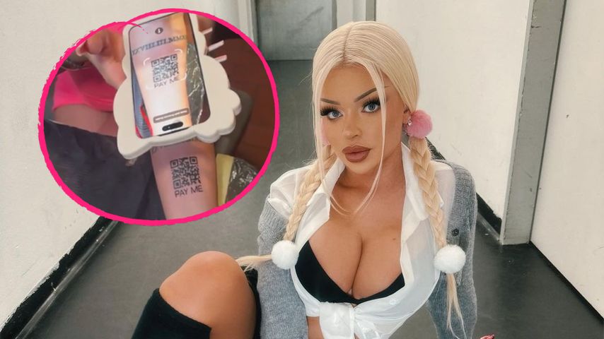 QR-Code zu OnlyFans: Katja Krasavice liebt ihr neues Tattoo!