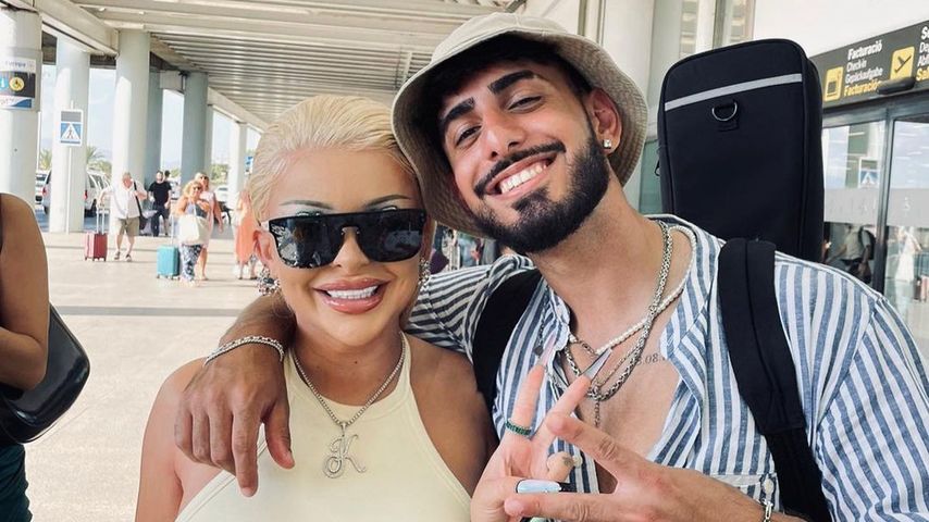Katja Krasavice und Kiyan Sepher Yousefbeik bei DSDS