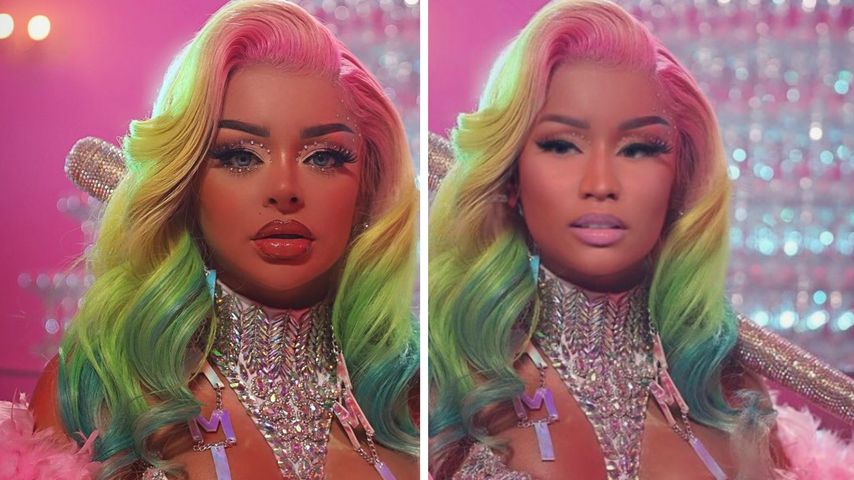 Photoshop: Amis verwechseln Katja Krasavice mit Nicki Minaj