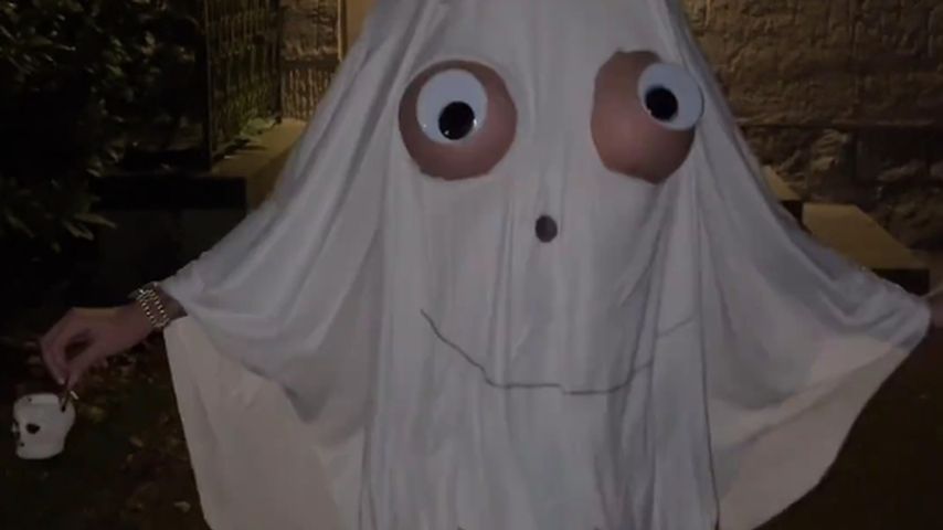 Katja Krasavices Halloweenkostüm
