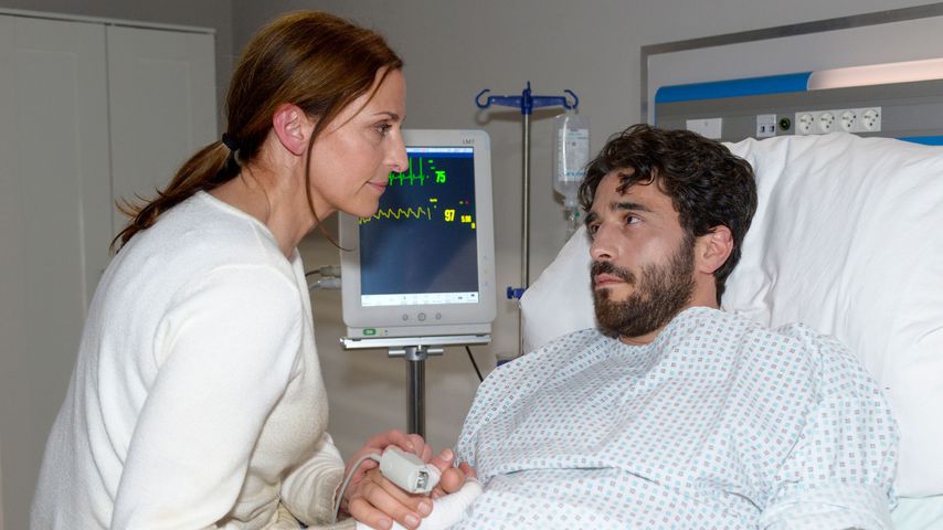 Katrin (Ulrike Frank) und Tobias (Jan Kittmann) bei GZSZ