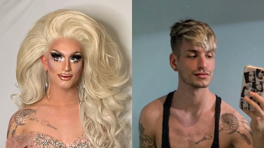 Katy Bähm in einer Vorher-Nachher-Collage