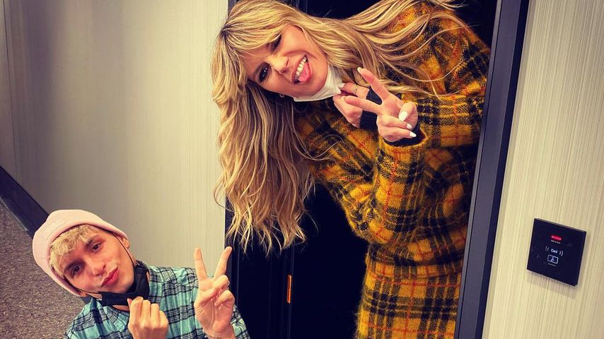 Reunion mit Heidi Klum: Katy Bähm ist am GNTM-Set zu Besuch!