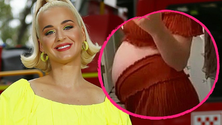 Schon richtig rund! Katy Perry präsentiert ihren Babybauch