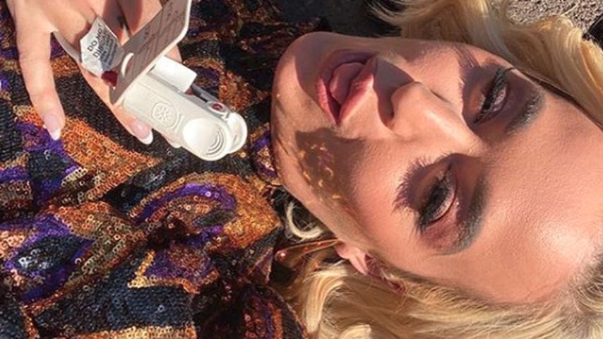 Katy Perry bei den Dreharbeiten von "American Idol" 2020