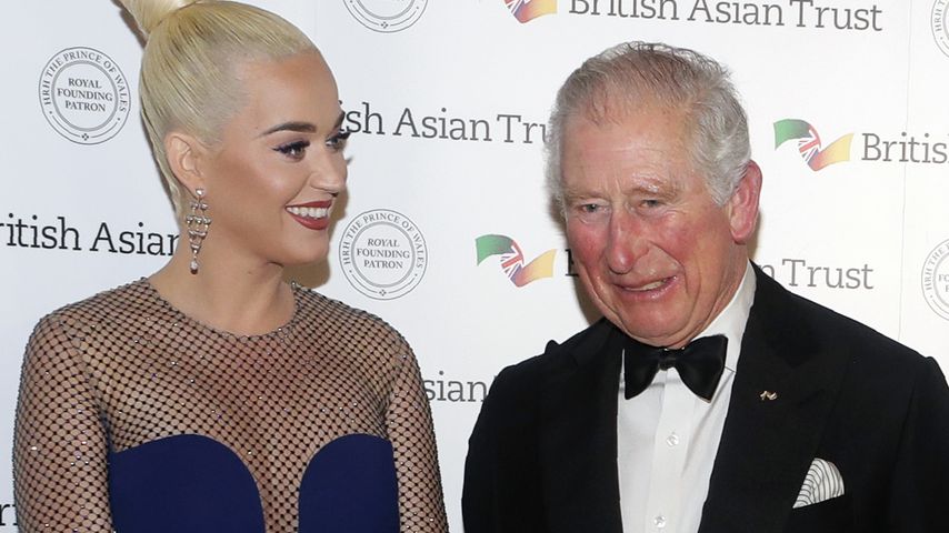 Katy Perry und König Charles im Februar 2020