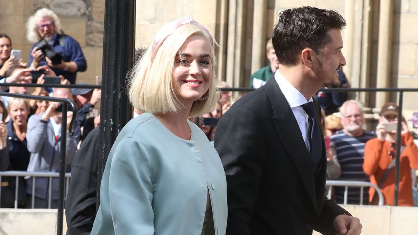 Katy Perry und Orlando Bloom auf Ellie Gouldings Hochzeit, 2019