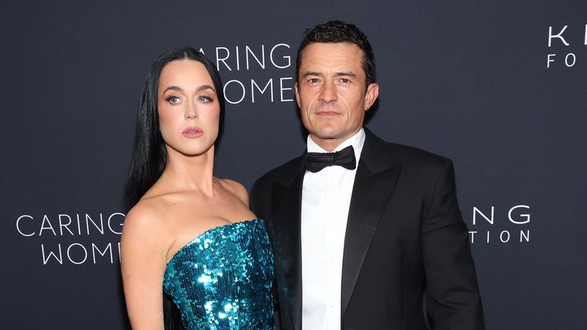 Sängerin Katy Perry und ihr Partner, Schauspieler Orlando Bloom