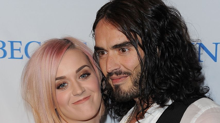 Katy Perry, Sängerin, und Russel Brand, Comedian