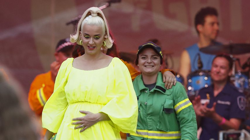 Katy Perry während ihrer Schwangerschaft im März 2020