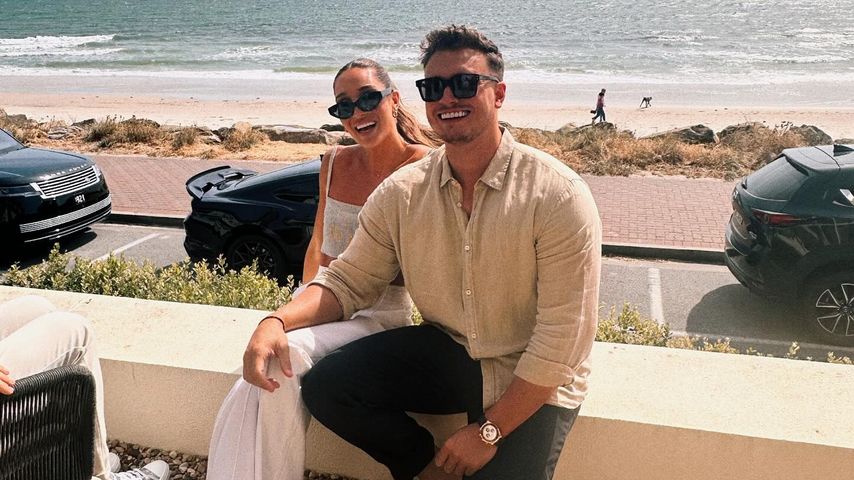 Kayla Itsines und Jae Woodroffe im November 2023