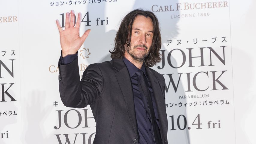 Keanu Reeves bei einer Filmpremiere 2019
