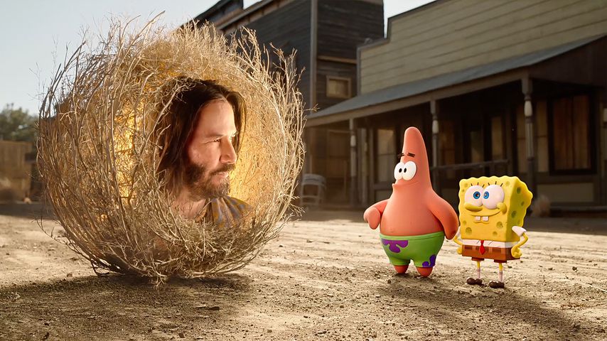 Keanu Reeves in "The SpongeBob Movie"
