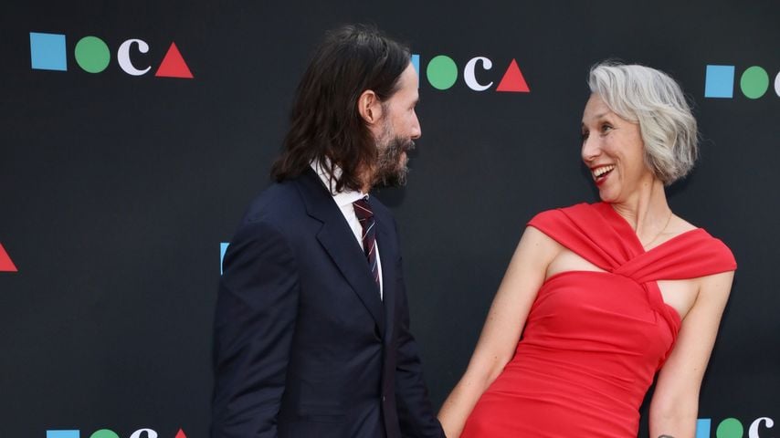 Keanu Reeves und Alexandra Grant bei der Moca-Gala, 2022