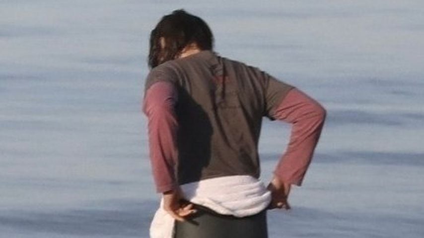 Keanu Reeves am Zuma Beach