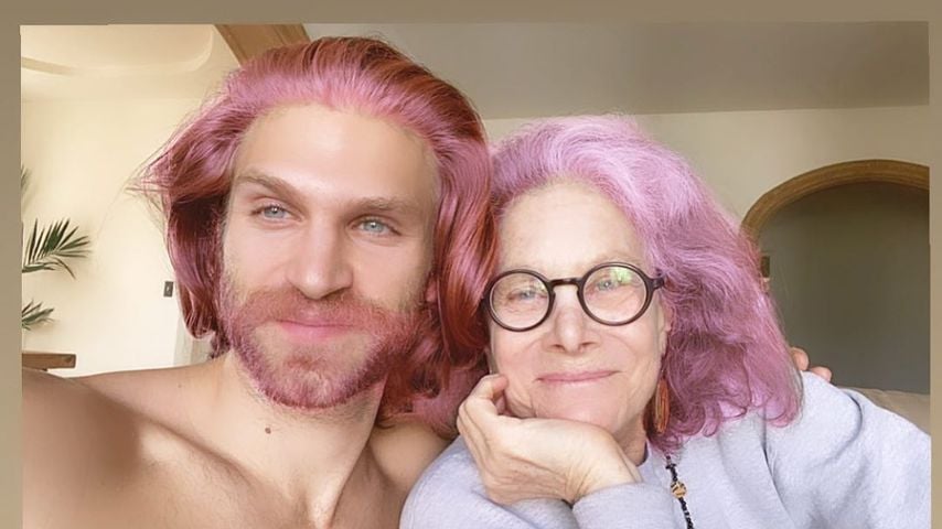 Keegan Allen mit seine Mama