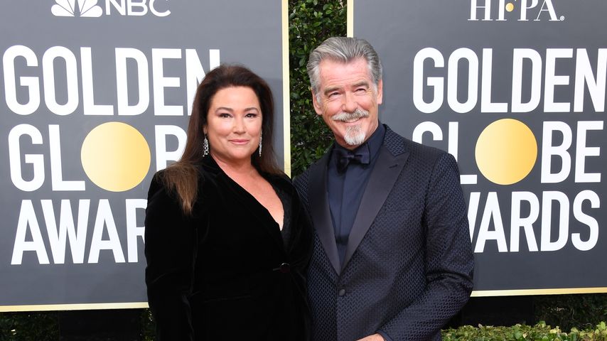 Keely Shaye Smith und Pierce Brosnan bei den Golden Globes 2020