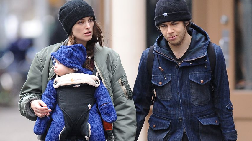 Keira Knightley mit Tochter Edie und Ehemann James Righton in New York