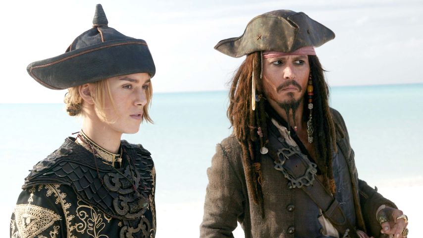 Keira Knightley und Johnny Depp in "Fluch der Karibik 3"