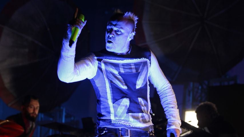 Keith Flint bei einem The Prodigy-Gig, 2015 in London