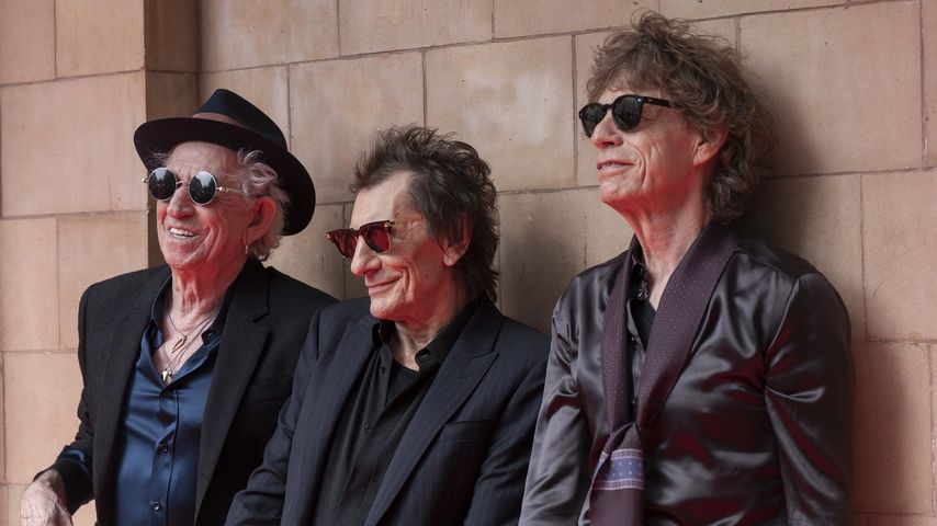 Keith Richards, Ronnie Wood und Mick Jagger, September 2023