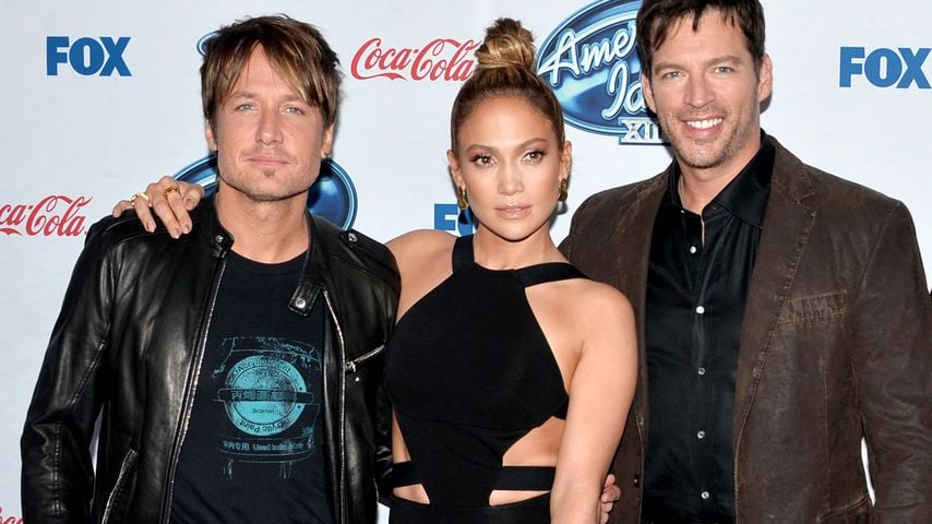 Keith Urban, Jennifer Lopez und Harry Connick Jr., "American Idol"-Jury