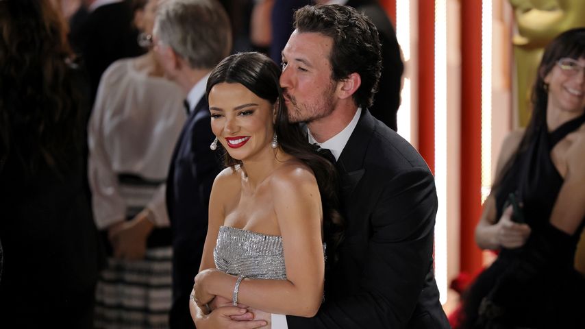 Keleigh Sperry und Miles Teller bei den Oscars 2023