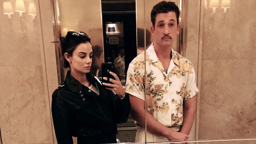 Keleigh Teller mit ihrem Ehemann Miles