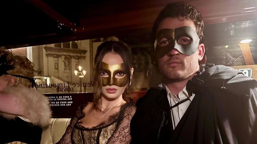 Keleigh und Miles Teller im Oktober 2023