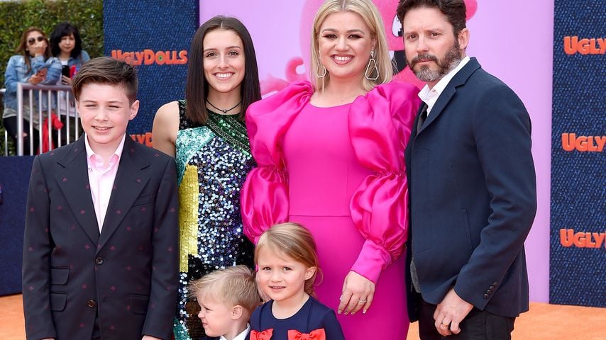 Kelly Clarkson mit ihrer Familie bei der "Ugly Dolls"-Premiere