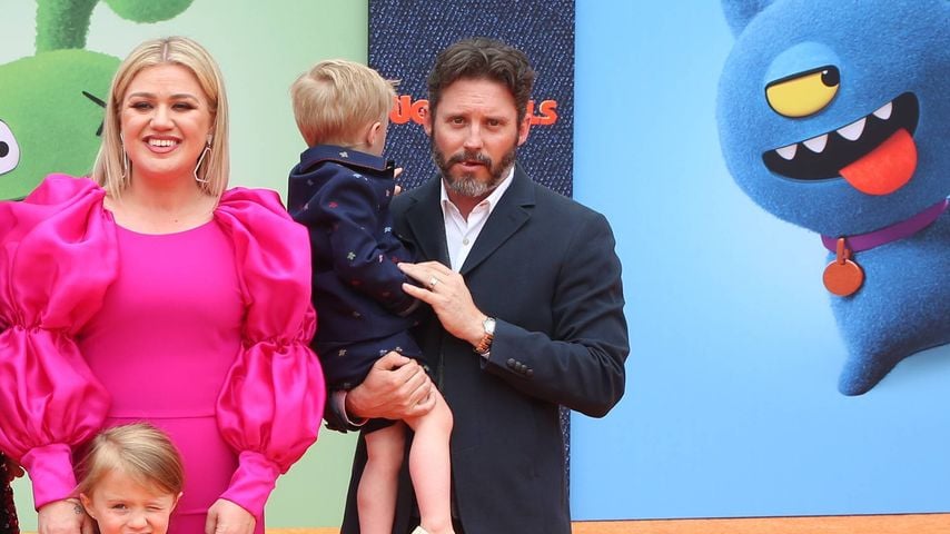 Kelly Clarkson mit ihrem Ex Brandon Blackstock und den gemeinsamen Kindern, 2019