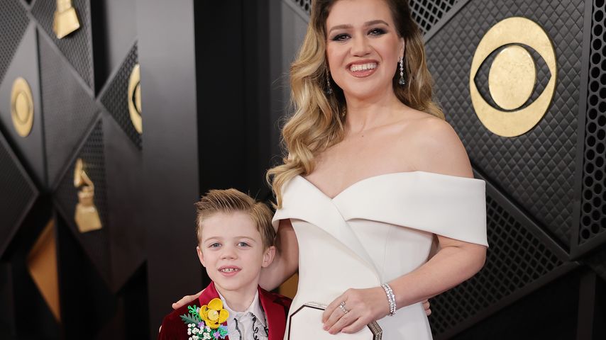 Kelly Clarkson und Remy Clarkson im Februar 2024 in L.A.