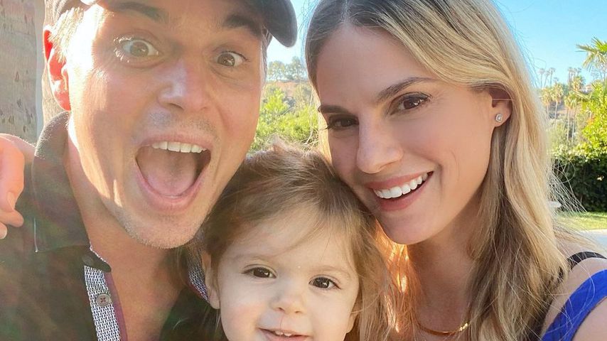Kelly Kruger mit ihrem Mann und ihrer Tochter