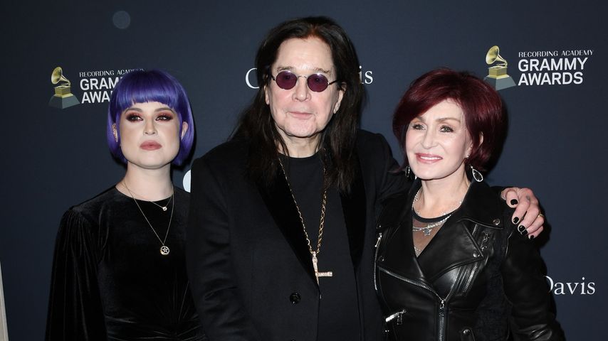 Kelly Osbourne mit ihren Eltern Ozzy Osbourne und Sharon Osbourne