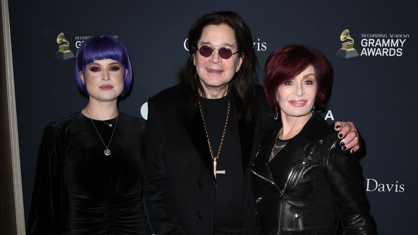 Kelly Osbourne mit ihren Eltern Ozzy Osbourne und Sharon Osbourne