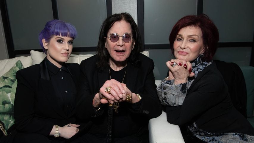 Kelly, Ozzy und Sharon Osbourne im Dezember 2019
