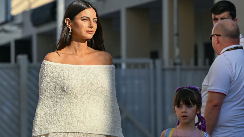 Model Kelly Piquet und seine Tochter Penelope, Dezember 2024