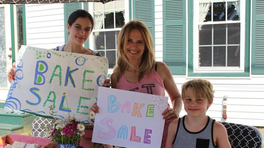 Kelly Preston mit ihren beiden Kindern Ella Bleu und Benjamin