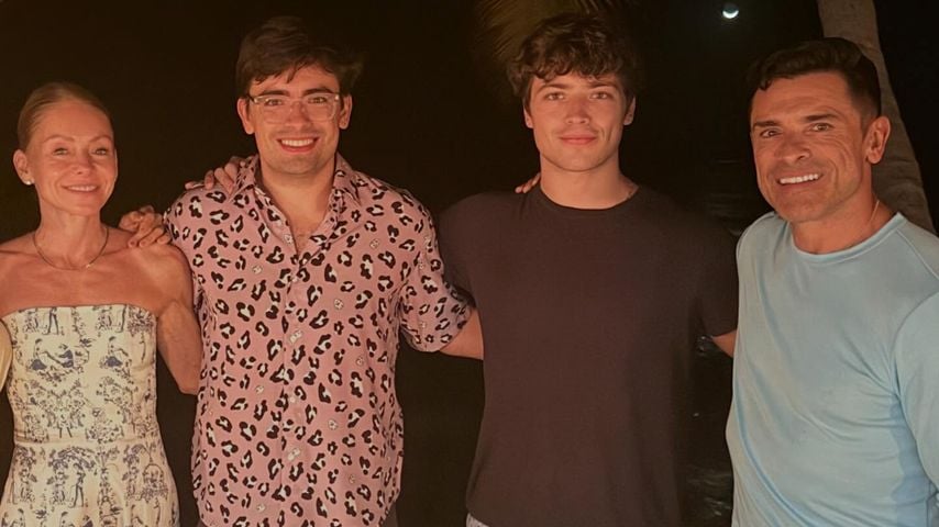 So groß sind Söhne von Kelly Ripa und Mark Consuelos schon