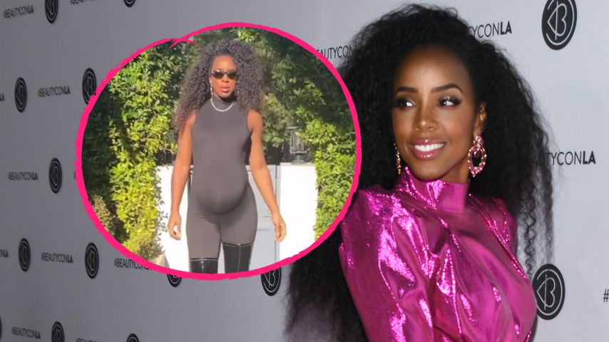 "Neunter Monat": Kelly Rowland legt Schwanger-Catwalk hin