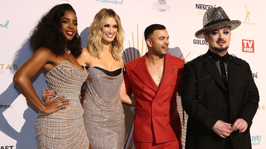 Kelly Rowland, Delta Goodrem, Guy Sebastian und Boy George, Coaches bei "The Voice Australia"