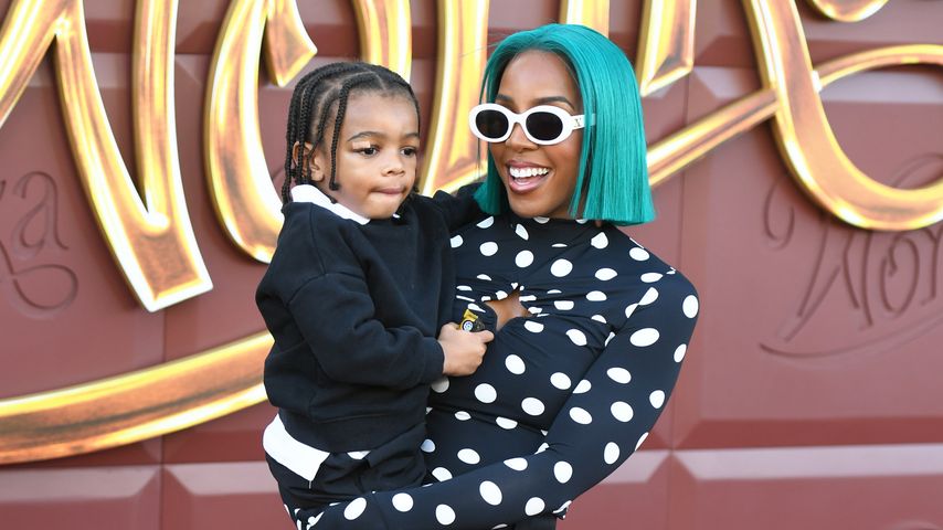 Kelly Rowland und ihr Sohn im Dezember 2023