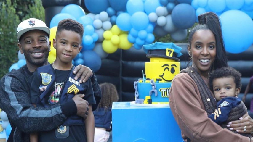 Kelly Rowland mit ihrer Familie
