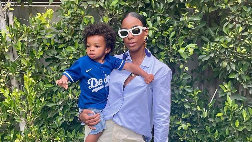 Kelly Rowland und Söhnchen Noah im August 2022