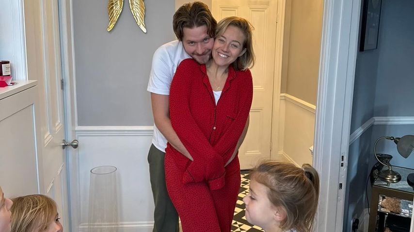 Kelsey Parker mit ihrem Partner Will Lindsay und ihren Kindern, Dezember 2025