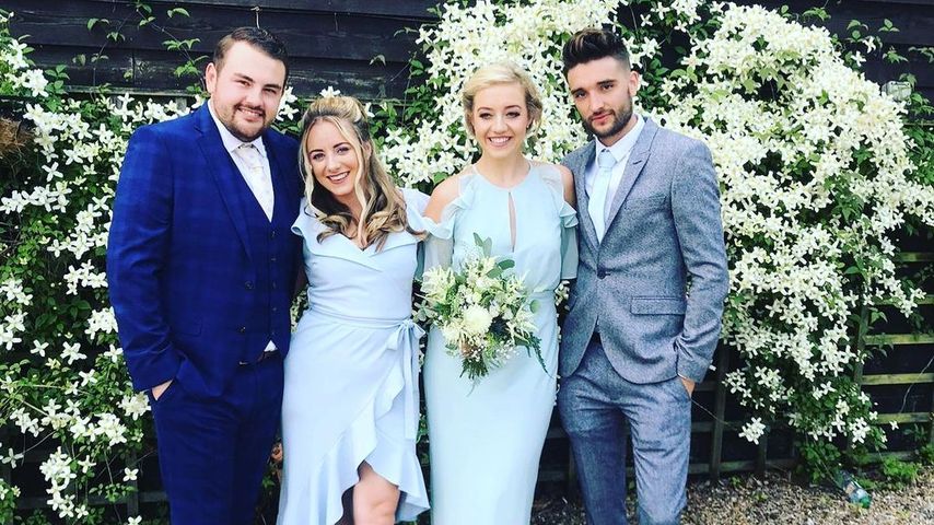 Kelsey und Tom Parker (r.)  mit Freunden
