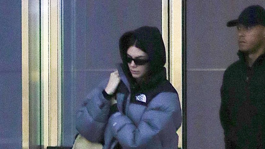 Kendall Jenner am New Yorker Flughafen