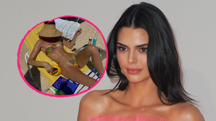 Fast nackt: Kendall Jenner relaxt im Micro-Bikini am Strand