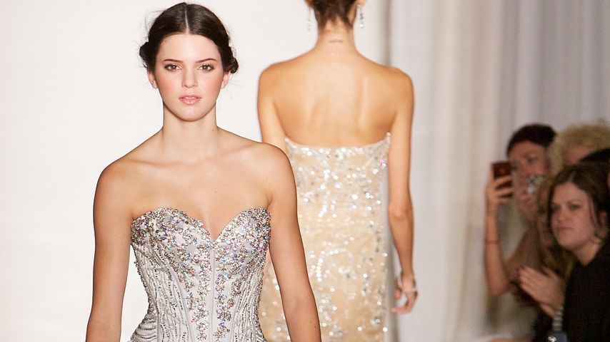 Kendall Jenner im Alter von 15 Jahren bei der New York Fashion Week 2011